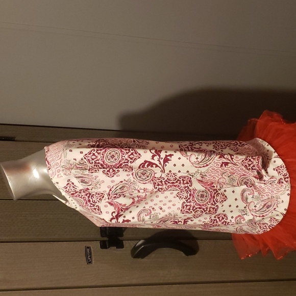 Kim Roger's Lady's ScoopNeck Petite Tee In Pink/Grey Braids and Embellishments - Picture 4 of 7